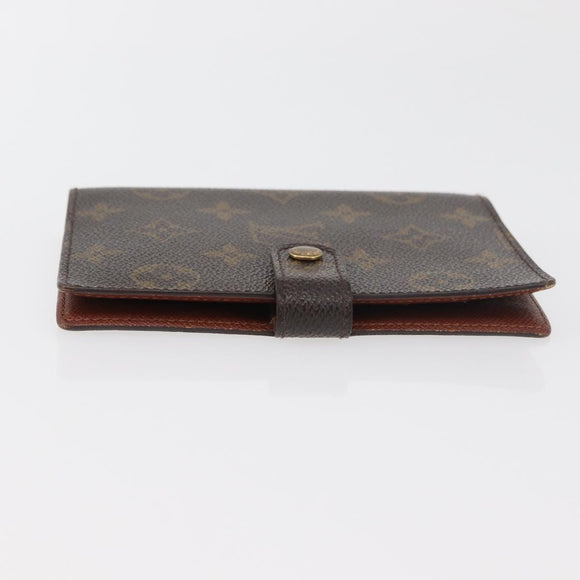 LOUIS VUITTON Monogram Agenda PM Day Planner Cover R20005 LV Auth BA12488