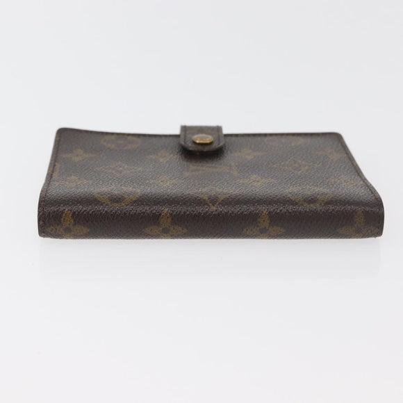 LOUIS VUITTON Monogram Agenda PM Day Planner Cover R20005 LV Auth BA12488