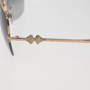 BVLGARI Sunglasses metal Brown Auth BA12489A-9