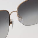 BVLGARI Sunglasses metal Brown Auth BA12489A-10