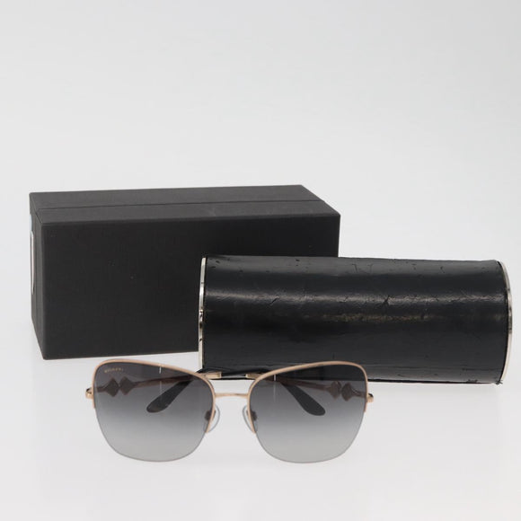BVLGARI Sunglasses metal Brown Auth BA12489A