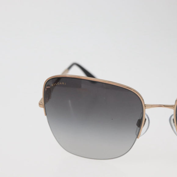 BVLGARI Sunglasses metal Brown Auth BA12489A