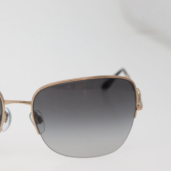 BVLGARI Sunglasses metal Brown Auth BA12489A