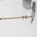 BVLGARI Sunglasses metal Brown Auth BA12489A-7