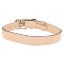 HERMES Collar Dog Leash Leather Orange Silver LV Auth BA12490V-2