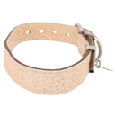 HERMES Collar Dog Leash Leather Orange Silver LV Auth BA12490V-4