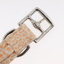 HERMES Collar Dog Leash Leather Orange Silver LV Auth BA12490V-6