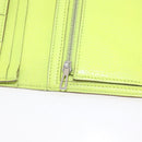 HERMES Bearn Soufflet Wallet Leather Green Auth BA12491A-10