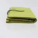 HERMES Bearn Soufflet Wallet Leather Green Auth BA12491A-3