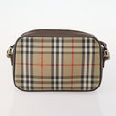 Burberrys Burberry Nova Check Shoulder Bag Canvas 2 Set Beige Auth BA12494-11