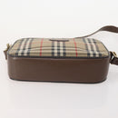 Burberrys Burberry Nova Check Shoulder Bag Canvas 2 Set Beige Auth BA12494-15