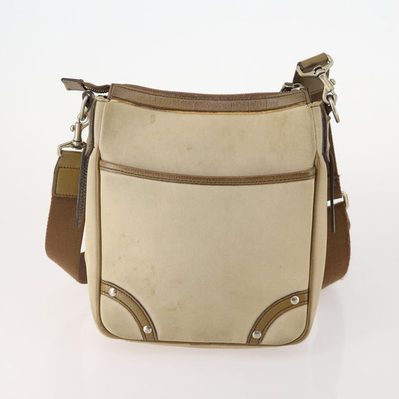 Burberrys Burberry Nova Check Shoulder Bag Canvas 2 Set Beige Auth BA12494