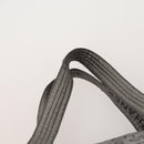 CHANEL Tote Bag Nylon 2 Set Silver Beige CC Auth BA12495-6