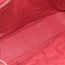 HERMES Fourre Tout Hand Bag Cotton 2 Set Red Green Auth BA12496-7
