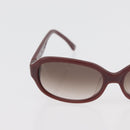 Chloe Sunglasses plastic 2 Set Brown Bordeaux Auth BA12498-12