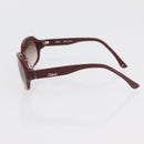 Chloe Sunglasses plastic 2 Set Brown Bordeaux Auth BA12498-15