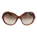 Chloe Sunglasses plastic 2 Set Brown Bordeaux Auth BA12498-2