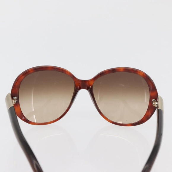 Chloe Sunglasses plastic 2 Set Brown Bordeaux Auth BA12498