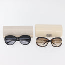 Jimmy Choo Sunglasses plastic 2 Set Brown Black Auth BA12499-18