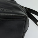 CHANEL Shoulder Bag Caviar Skin Black Silver CC Auth BA125-12