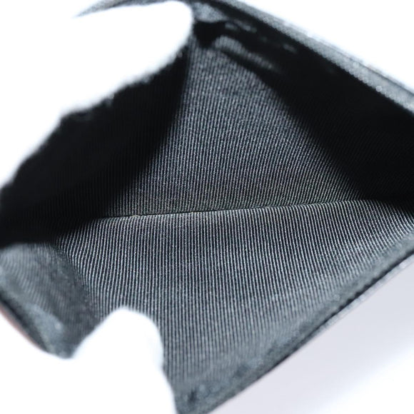 CHANEL Shoulder Bag Caviar Skin Black Silver CC Auth BA125