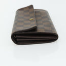 LOUIS VUITTON Damier Ebene Damier Azur Wallet 4 Set Multicolor LV Auth BA12500-10
