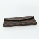 LOUIS VUITTON Damier Ebene Damier Azur Wallet 4 Set Multicolor LV Auth BA12500-12