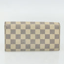 LOUIS VUITTON Damier Ebene Damier Azur Wallet 4 Set Multicolor LV Auth BA12500-15