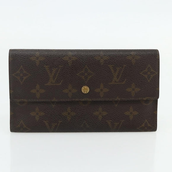 LOUIS VUITTON Damier Ebene Damier Azur Wallet 4 Set Multicolor LV Auth BA12500