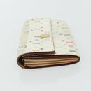 LOUIS VUITTON Damier Ebene Damier Azur Wallet 4 Set Multicolor LV Auth BA12500-4