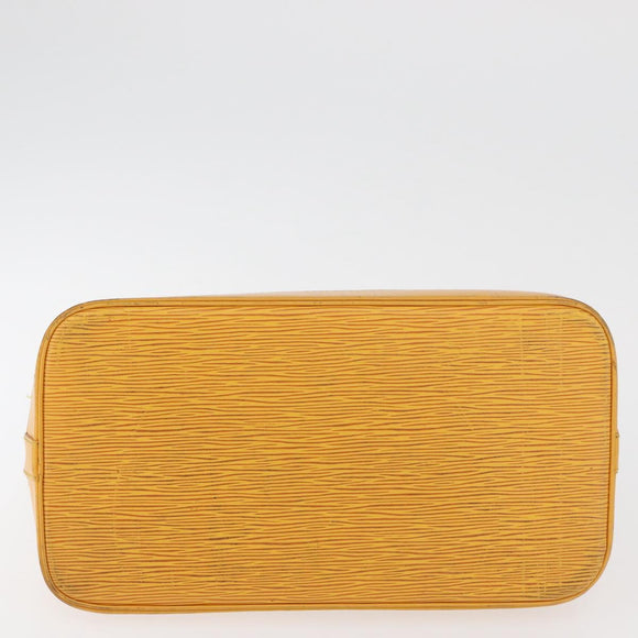 LOUIS VUITTON Epi Alma Hand Bag Yellow M52149 LV Auth BA12501