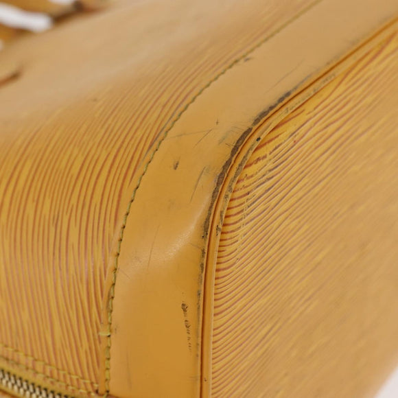 LOUIS VUITTON Epi Alma Hand Bag Yellow M52149 LV Auth BA12501