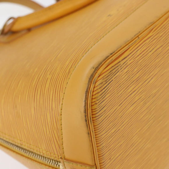 LOUIS VUITTON Epi Alma Hand Bag Yellow M52149 LV Auth BA12501