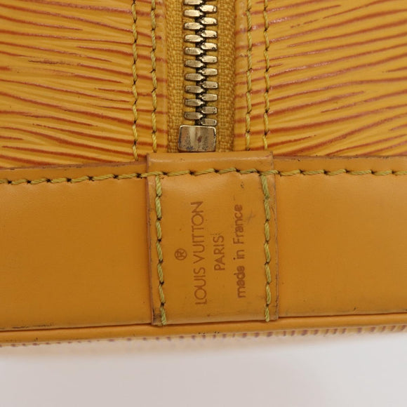 LOUIS VUITTON Epi Alma Hand Bag Yellow M52149 LV Auth BA12501