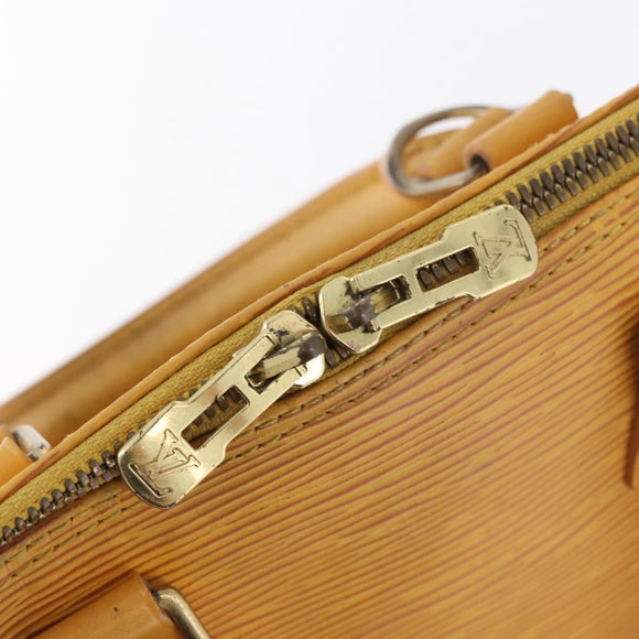 LOUIS VUITTON Epi Alma Hand Bag Yellow M52149 LV Auth BA12501