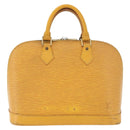 LOUIS VUITTON Epi Alma Hand Bag Yellow M52149 LV Auth BA12501-2