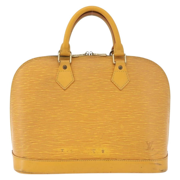 LOUIS VUITTON Epi Alma Hand Bag Yellow M52149 LV Auth BA12501