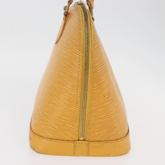 LOUIS VUITTON Epi Alma Hand Bag Yellow M52149 LV Auth BA12501