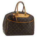 LOUIS VUITTON Monogram Deauville Hand Bag M47270 LV Auth BA12506-1