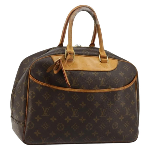 LOUIS VUITTON Monogram Deauville Hand Bag M47270 LV Auth BA12506