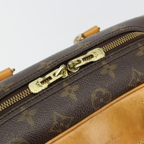 LOUIS VUITTON Monogram Deauville Hand Bag M47270 LV Auth BA12506