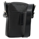 Christian Dior Shoulder Bag Coated Canvas Black Silver Auth BA12508A-1