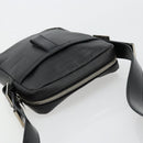 Christian Dior Shoulder Bag Coated Canvas Black Silver Auth BA12508A-6