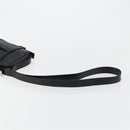 Christian Dior Shoulder Bag Coated Canvas Black Silver Auth BA12508A-7