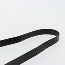 Christian Dior Shoulder Bag Coated Canvas Black Silver Auth BA12508A-8