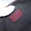 Salvatore Ferragamo Shoulder Bag Leather Bordeaux Silver Auth BA12518-15