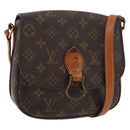 LOUIS VUITTON Monogram Saint Cloud MM Shoulder Bag M51243 LV Auth BA12522-1