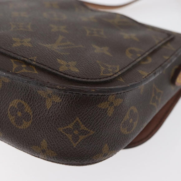 LOUIS VUITTON Monogram Saint Cloud MM Shoulder Bag M51243 LV Auth BA12522