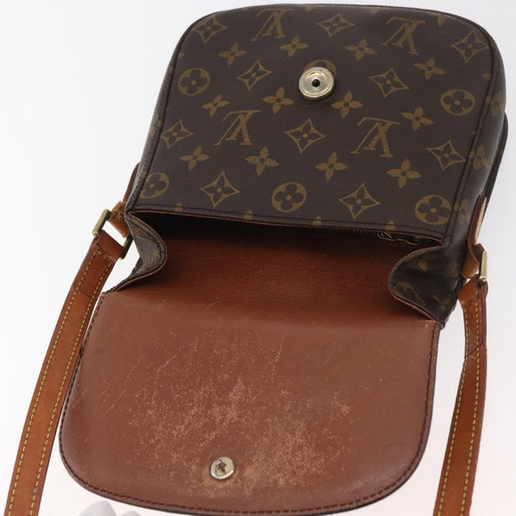 LOUIS VUITTON Monogram Saint Cloud MM Shoulder Bag M51243 LV Auth BA12522