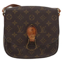 LOUIS VUITTON Monogram Saint Cloud MM Shoulder Bag M51243 LV Auth BA12522-13
